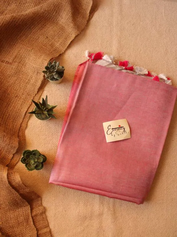 GLITTERY PINK SAREE