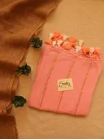 PEACH SUTI SAREE