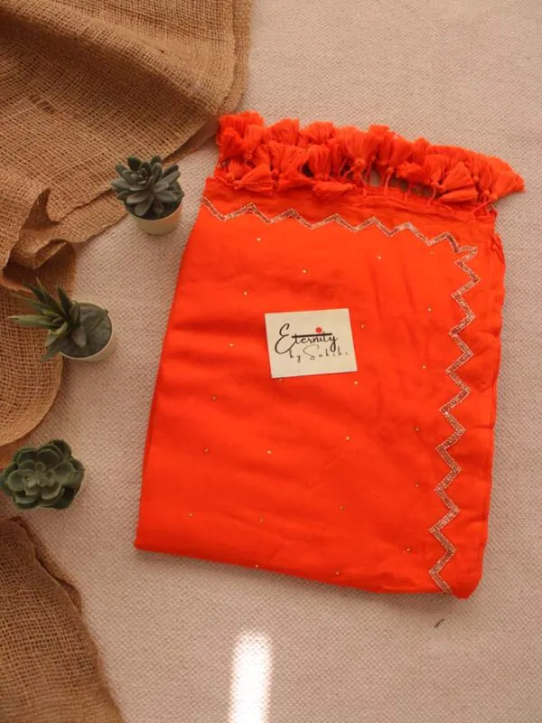 Saffron Noor Saree