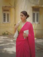 Pink tara saree