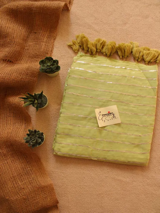 Green Rangrez saree