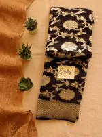 Black Banarasi Saree