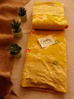 Yellow Banarasi Saree
