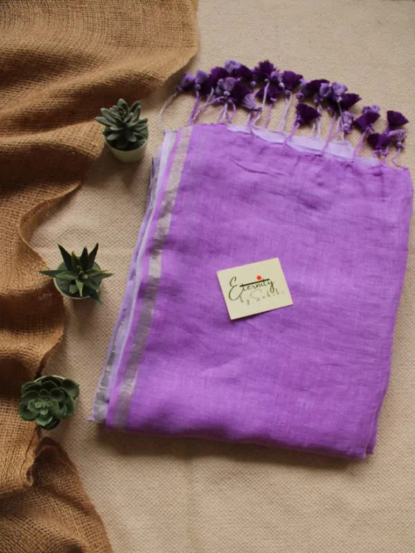 Lilac Ombre Saree