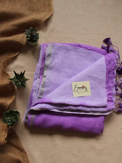 Lilac Ombre Saree
