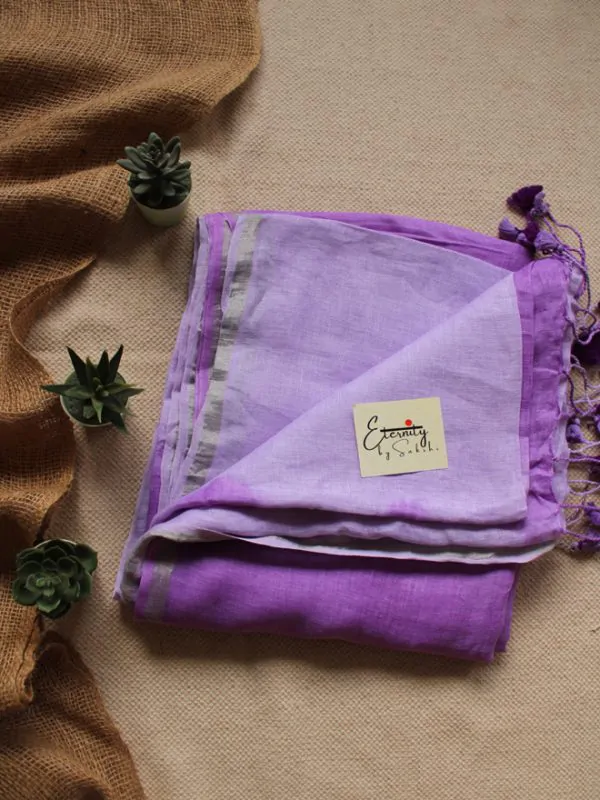 Lilac Ombre Saree