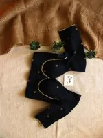 Black Nazakat Ready-2-Wear Blouse