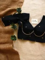 Black Nazakat Ready-2-Wear Blouse