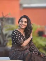 Charcoal Mangalgiri Saree