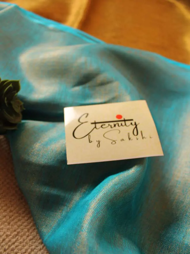 Blue Paradise Saree