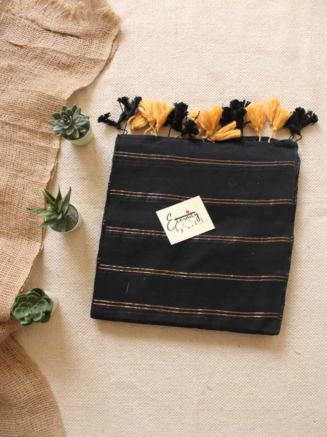Black Parallel Universe Saree