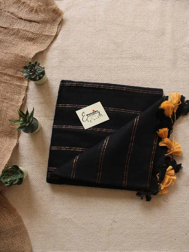 Black Parallel Universe Saree