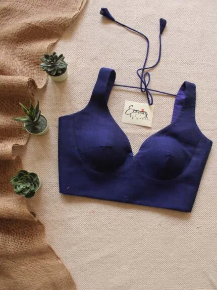 Blue Madhubala Ready-2-Wear Blouse
