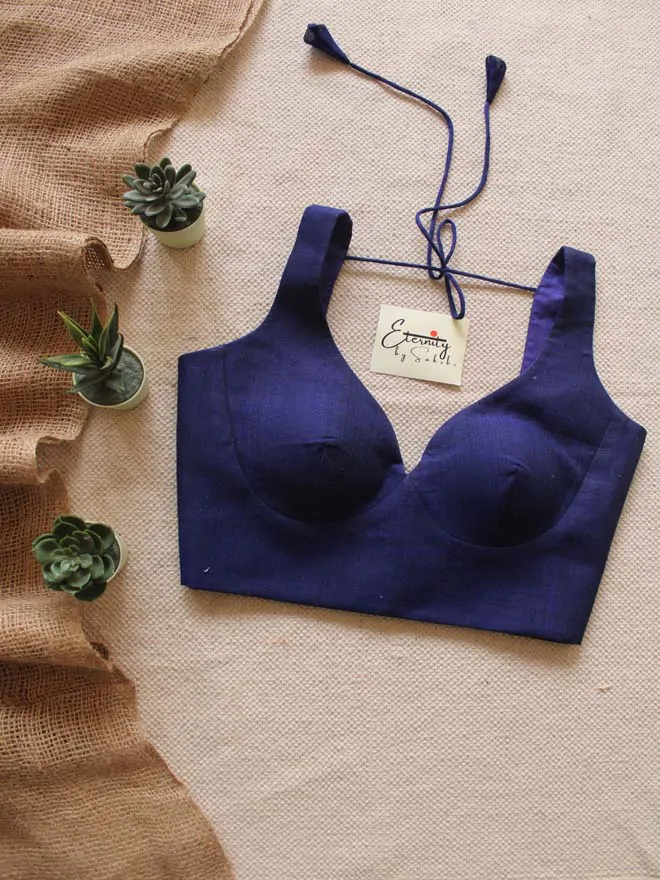 Blue Madhubala Ready-2-Wear Blouse