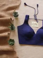 Blue Madhubala Ready-2-Wear Blouse