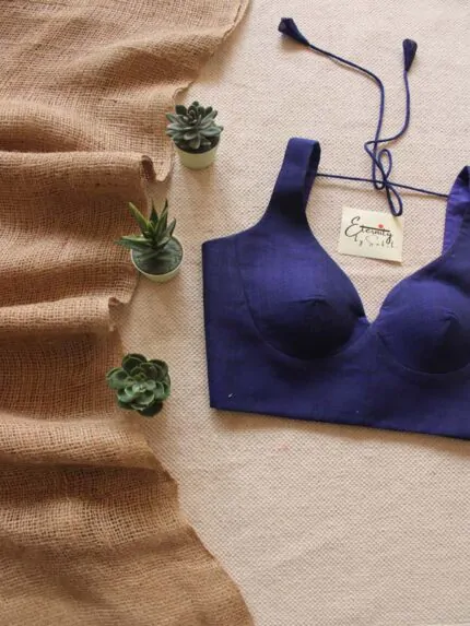 Blue Madhubala Ready-2-Wear Blouse