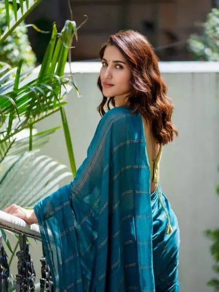 Peacock Green Parallel Universe Saree