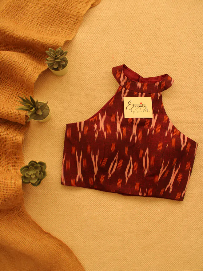 Basic Maroon Ready to wear blouse