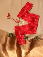 Red Ikat Blouse