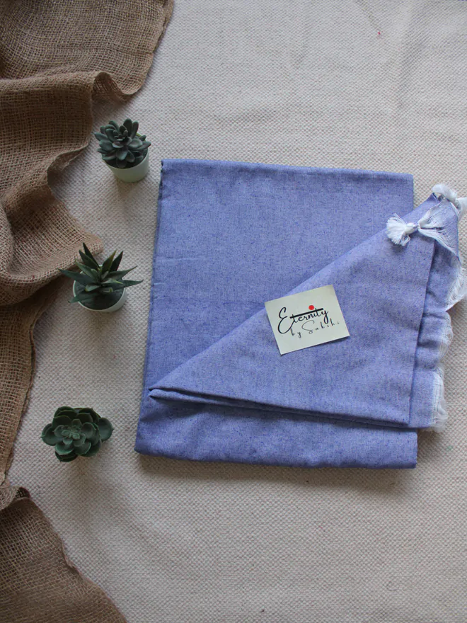 BLUISH LAVENDER SAREE