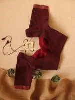 Maroon Mangalgiri Blouse