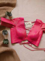 Gulaabi Backless Blouse