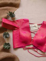 Gulaabi Backless Blouse