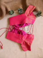 Gulaabi Backless Blouse