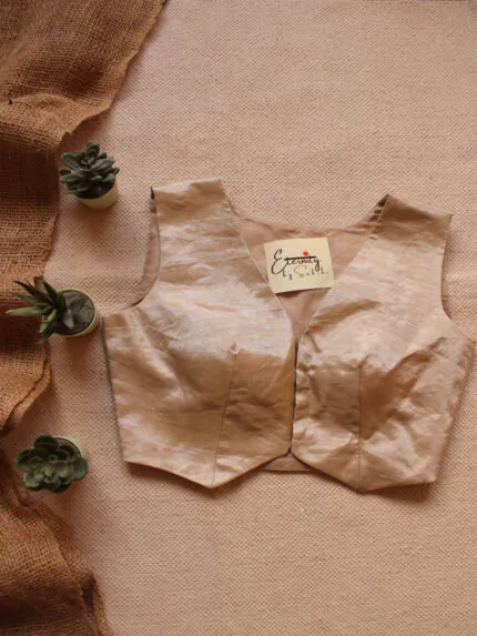 Zari Waistcoat Blouse