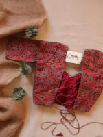 Ajrakh Backless Blouse