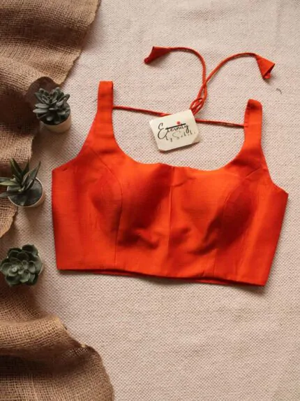 Orange Noorie Blouse