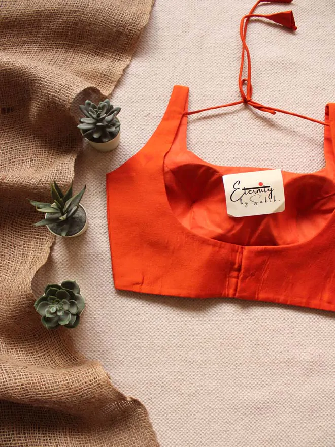 Orange Noorie Blouse