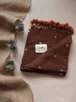 Brown Impression Saree