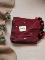 Maroon Impression Saree