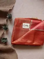 Aza Metallic Linen Saree