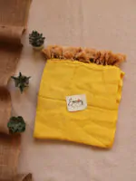 YELLOW BREEZY SAREE