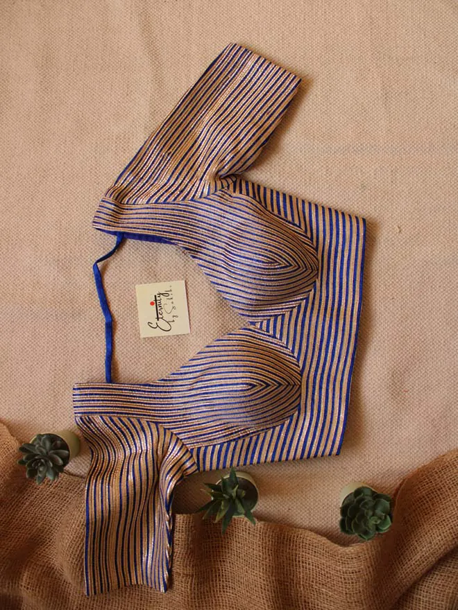 Blue Chakori Blouse