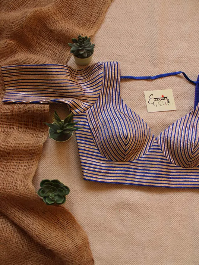 Blue Chakori Blouse