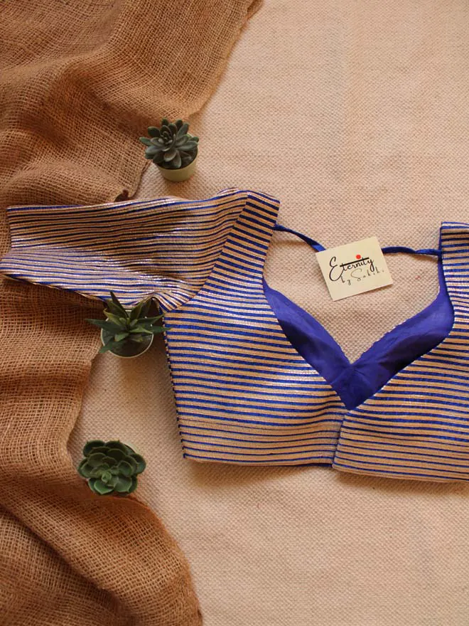 Blue Chakori Blouse