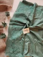 Pearl Green Tussar Saree