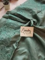 Pearl Green Tussar Saree