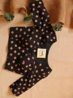 Black Ajrakh Blouse