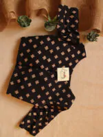 Black Ajrakh Blouse