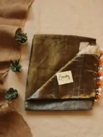 Surma Metallic Linen Saree