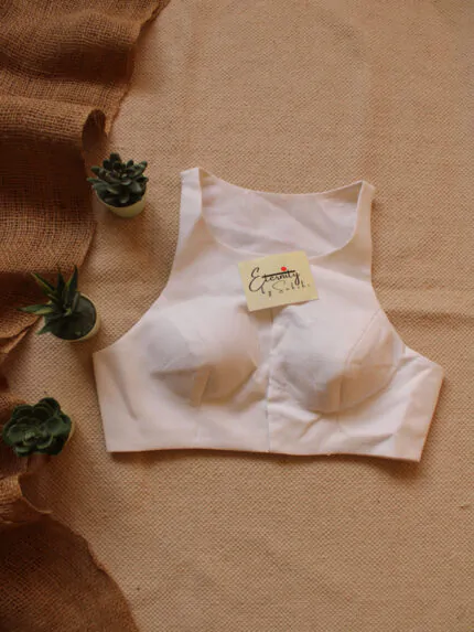 Gulmohar White Blouse