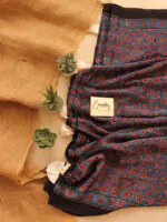 Indigo Modal Ajrakh Saree