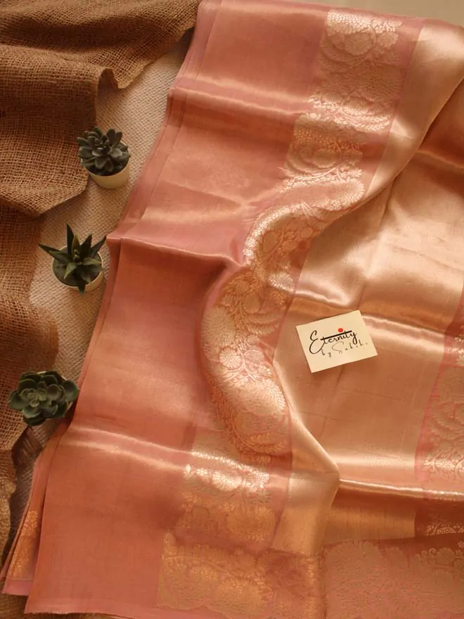 Handwoven Tissue Banarasi Saree