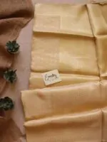 Handwoven Nude Tissue Banarasi Saree
