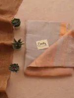 Copper Metallic Linen Saree