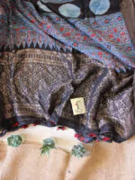 Indigo Dola Ajrakh Saree
